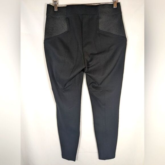 Torrid Deep Black Elastic Side Ponte Luxe Legging Front & Back Hems Hem Size 0R - Picture 5 of 12